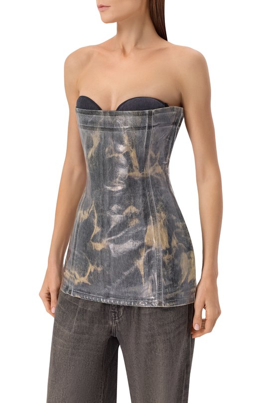 Джинсовый топ-корсет Diesel A21363/007DP Серый  A21363/007DP Фото 3