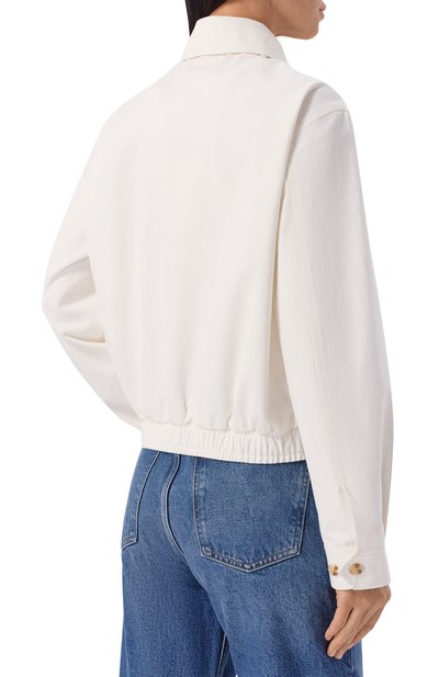 Хлопковый бомбер SPORTY AND RICH, арт. 0W02876243WH37, фото 4
