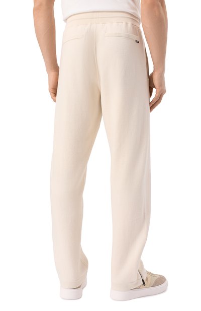 Брюки из хлопка и шерсти BOSS, арт. 50519608, фото 4