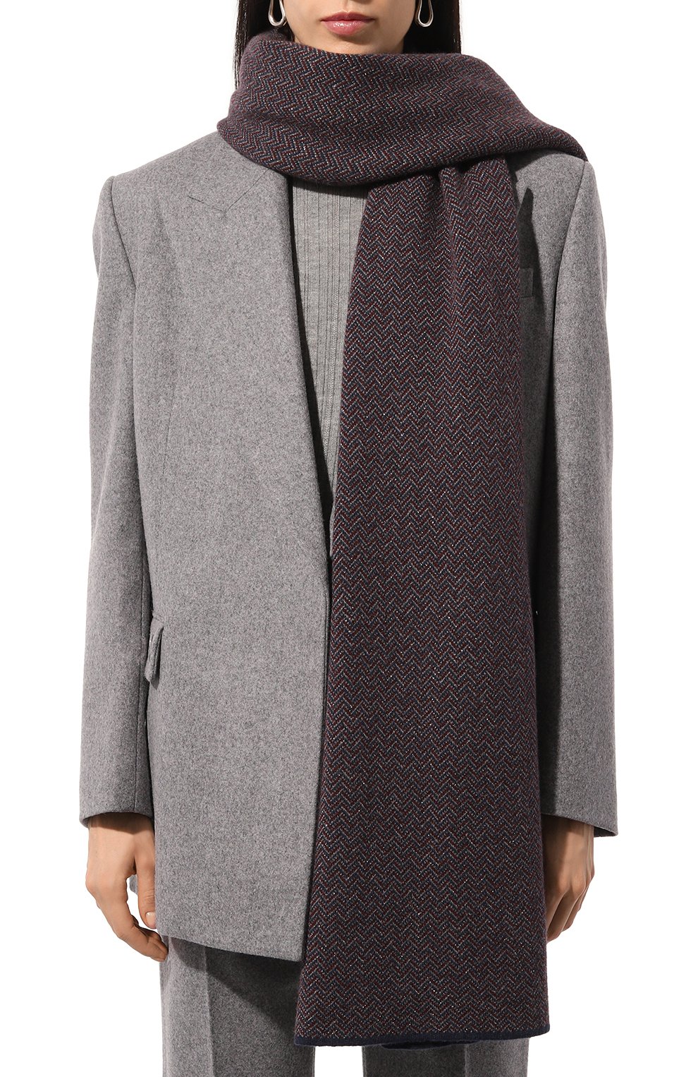 Шарф из шерсти и кашемира INVERNI, арт. 5798SM, фото 2