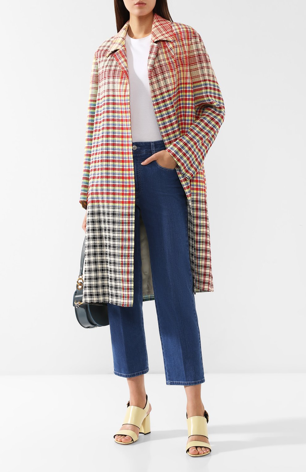 Пальто из вискозы и льна DRIES VAN NOTEN, арт. 191-30205-7348, фото 2