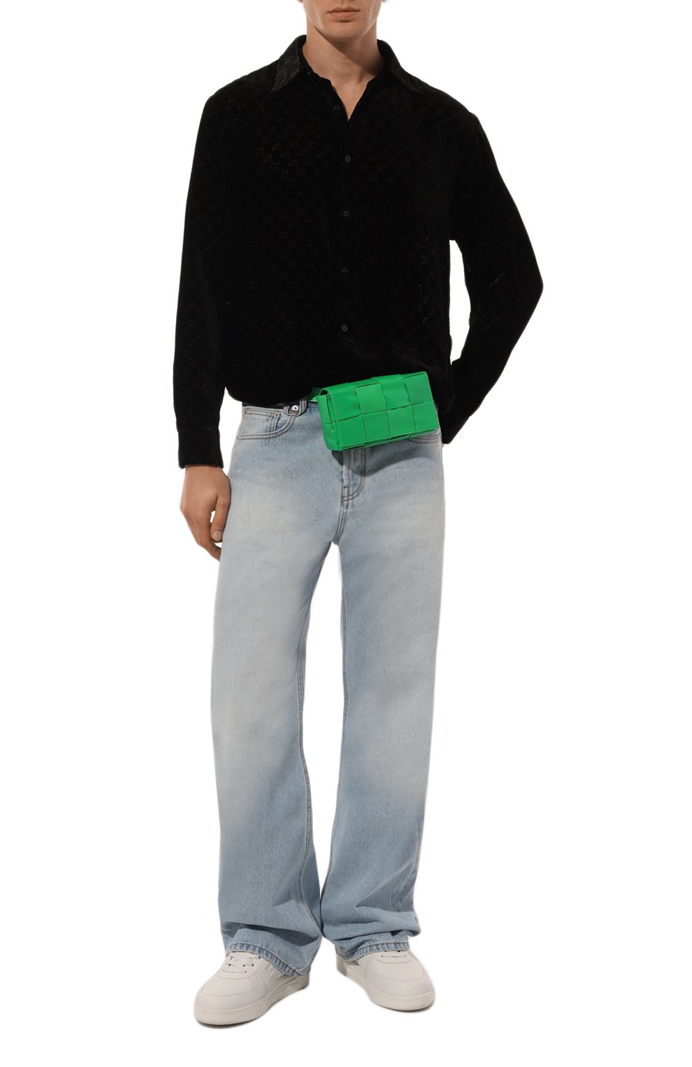 Рубашка из вискозы и шелка GUCCI, арт. 770263/ZAHGE, фото 2