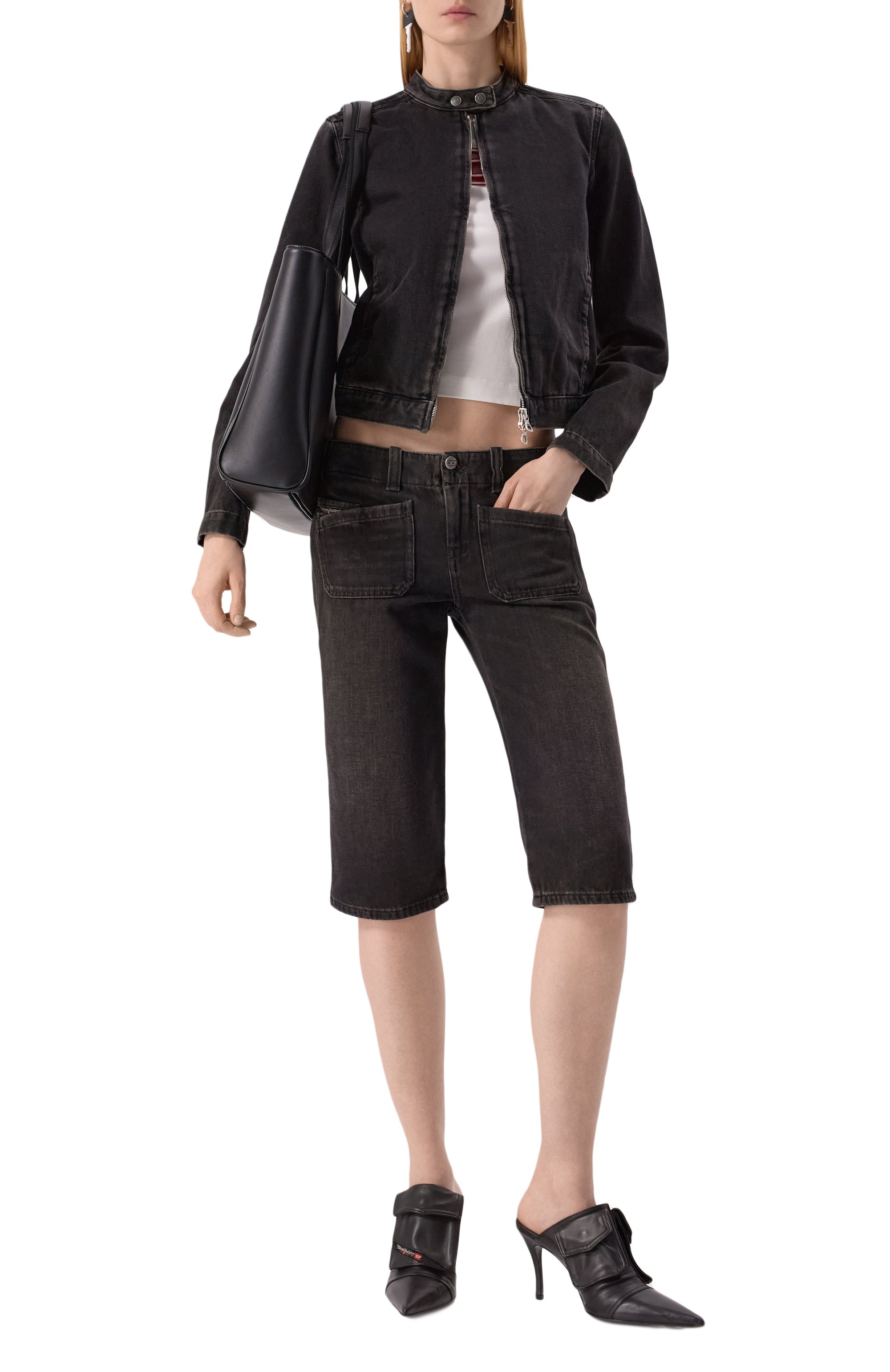 Джинсовые шорты DIESEL, арт. A16358/09J96, фото 2