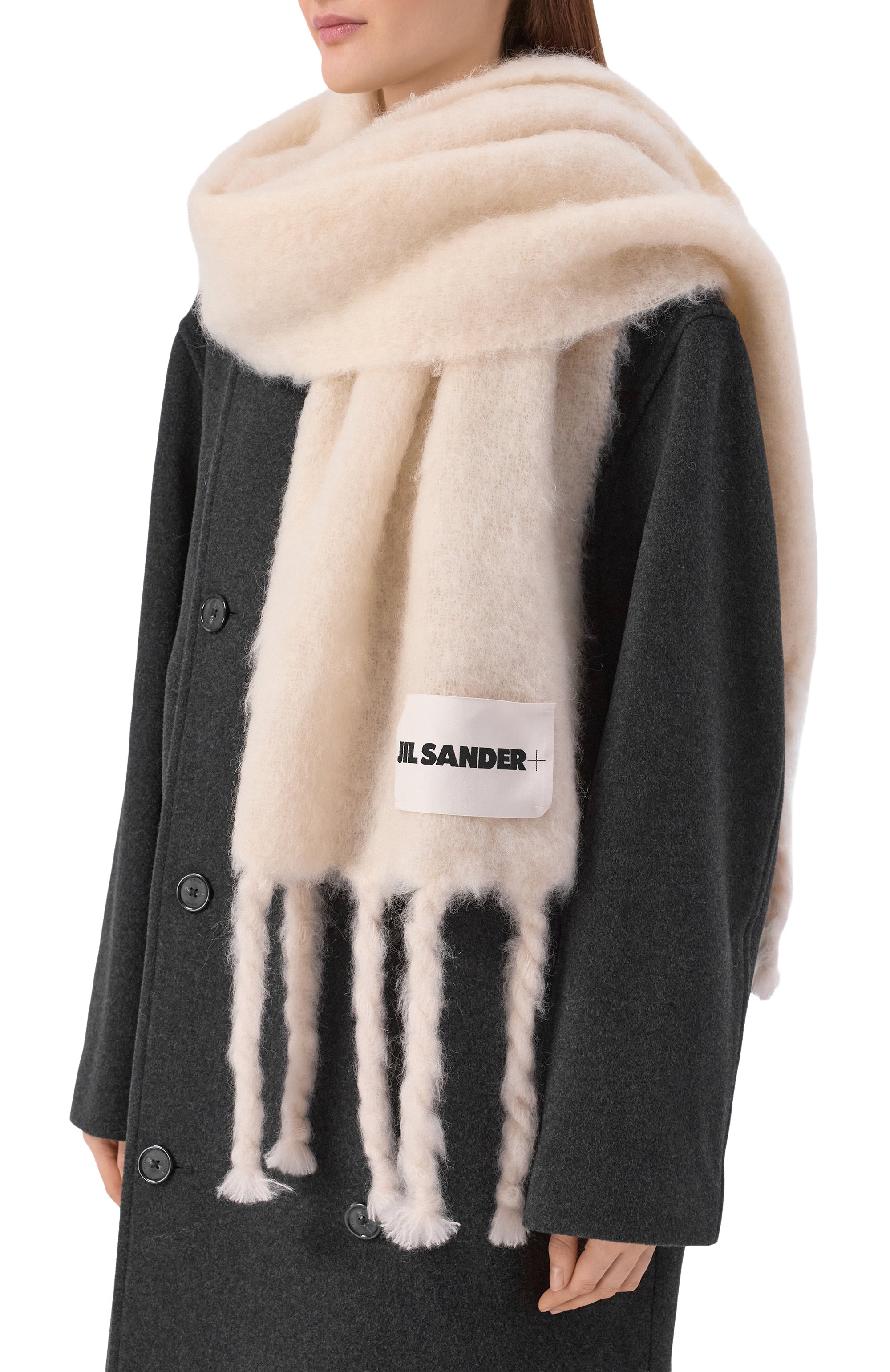 Шерстяной шарф JIL SANDER, арт. J40TE0118/J40041, фото 2