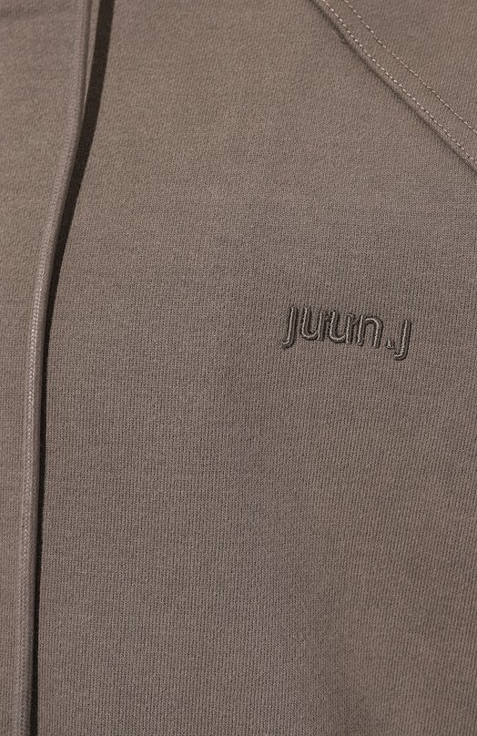 Хлопковая толстовка Juun.J JC4941P01/A Серый  JC4941P01/A Фото 5