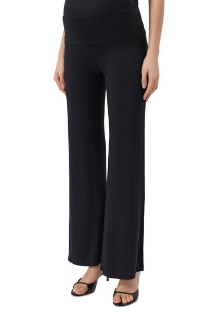 Брюки из вискозы PIETRO BRUNELLI черного цвета по цене 11600 руб., арт. PNH010/BBBAMB, фото 3 Брюки из вискозы PIETRO BRUNELLI, арт. PNH010/BBBAMB, фото 3