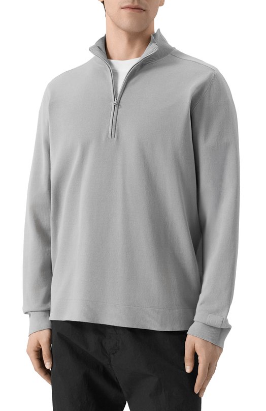 Хлопковый джемпер C.P. Company 20CLKN064A/110578A Серый  20CLKN064A/110578A Фото 3