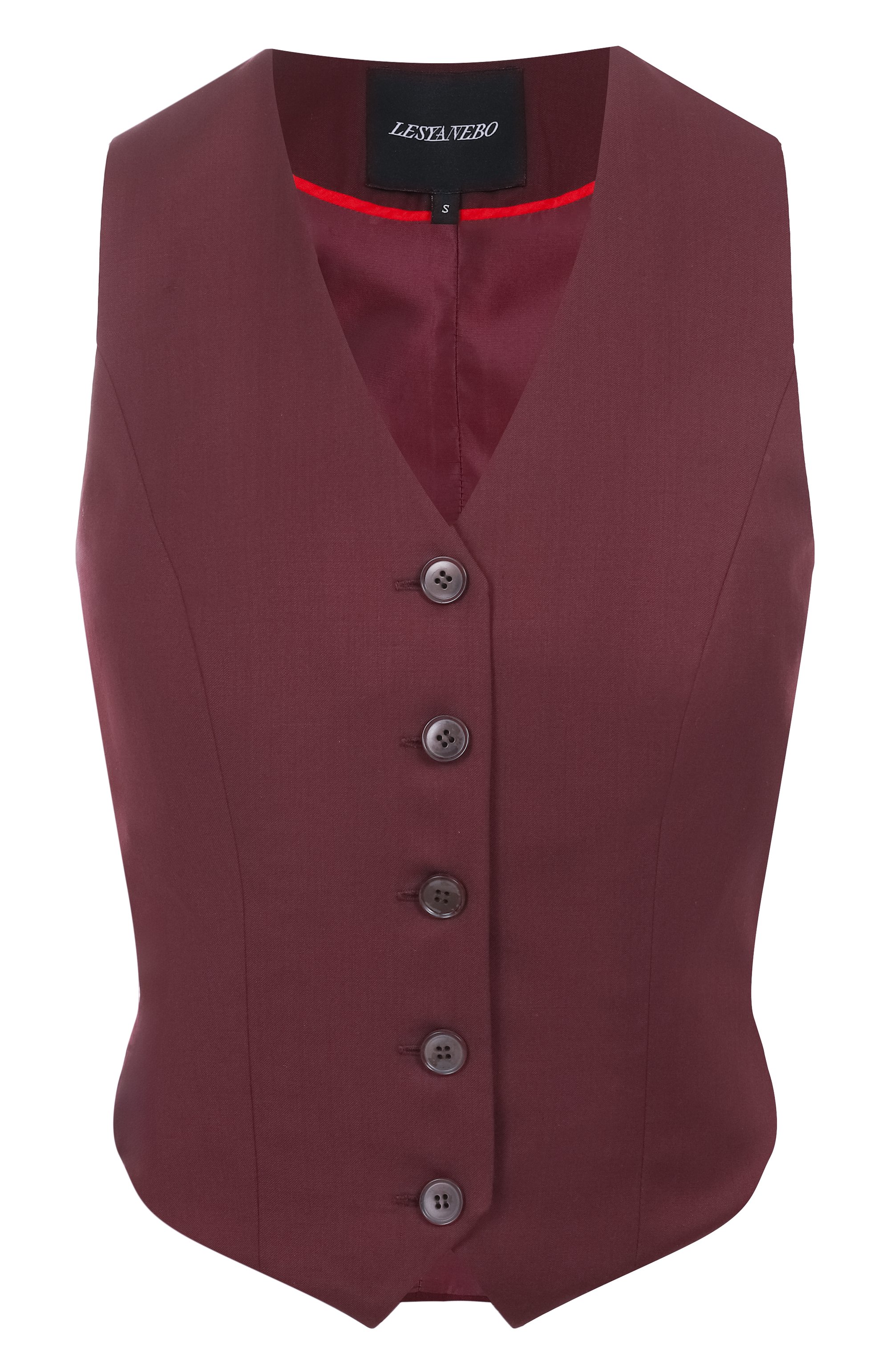 Жилет из шерсти и кашемира LESYANEBO, арт. LN03H-633_CR, фото 1