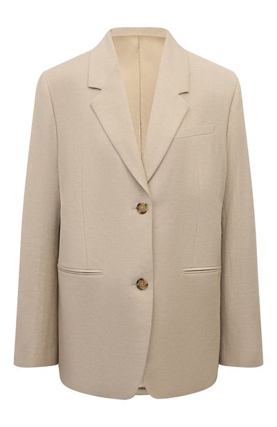 Женский жакет изо льна и хлопка TOTEME, арт. 243-WRZ869-FB0196