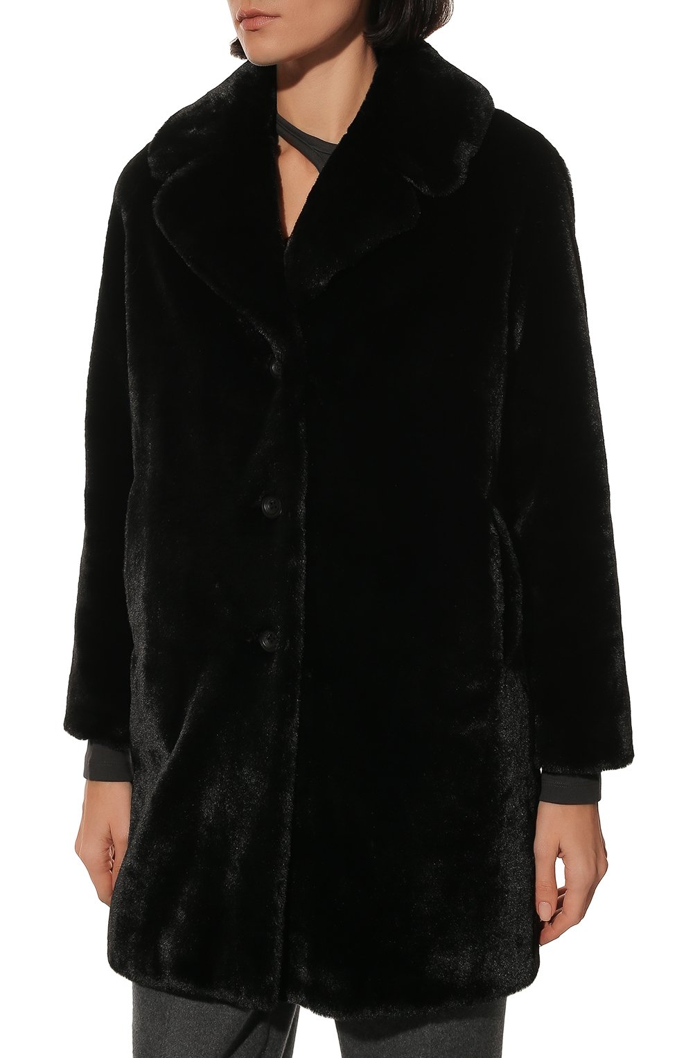 Шуба из экомеха BLUGIRL, арт. RF2081/E0821, фото 3