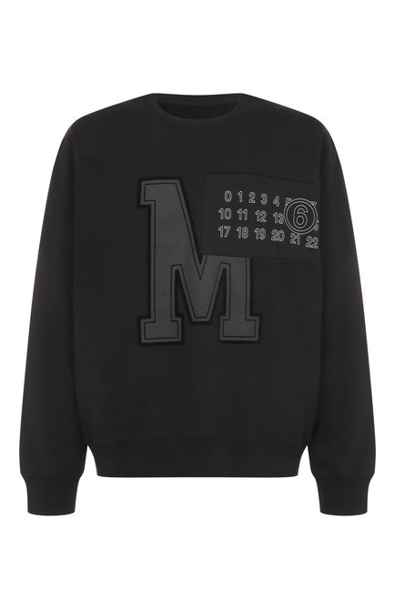 Мужской хлопковый свитшот MM6, арт. SH0GU0029/M25014