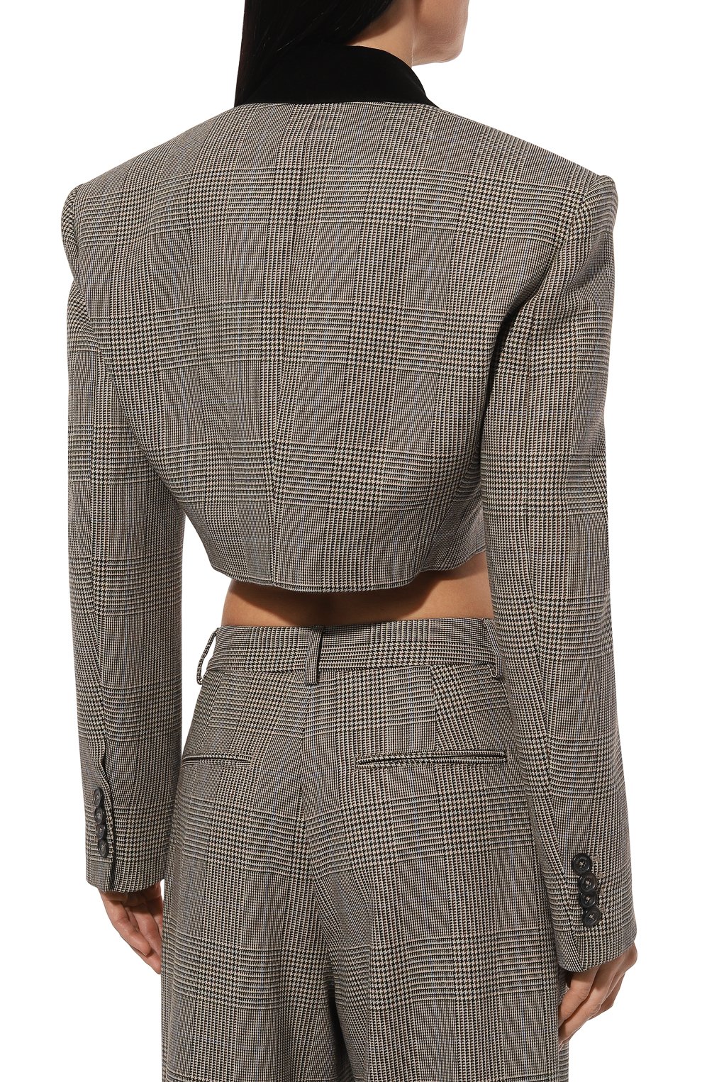 Жакет из вискозы и шерсти GIUSEPPE DI MORABITO светло-коричневого цвета по цене 82700 руб., арт. 03FWJA109Y 03364, фото 4 Жакет из вискозы и шерсти GIUSEPPE DI MORABITO, арт. 03FWJA109Y 03364, фото 4