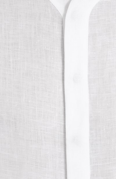 Льняная однотонная рубашка GIORGIO ARMANI, арт. WSC5XT/WS16C, фото 5