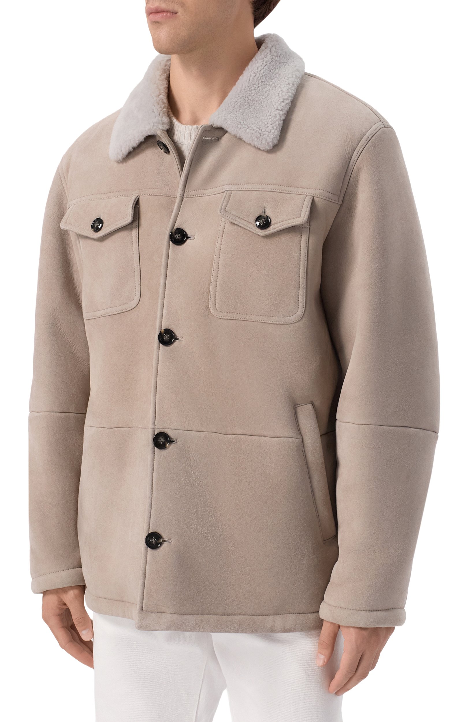 Дубленка из овчины KITON, арт. UW2247V0418H08, фото 3