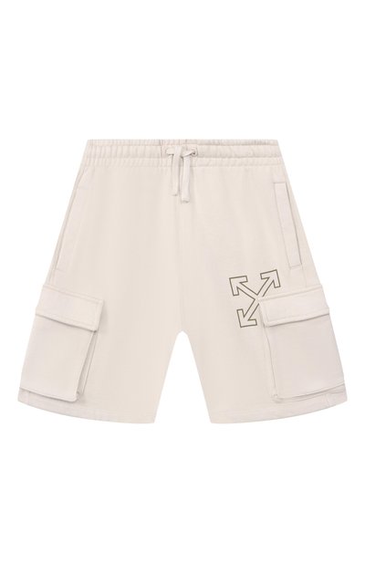 Хлопковые шорты-карго OFF-WHITE, арт. 0BCI005S26FLE001_001