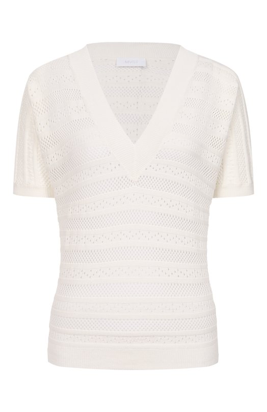 Хлопковый пуловер MVST M26.CSW.K433/GIZA Кремовый M26.CSW.K433/GIZA