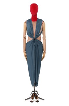 Женское платье LANVIN синего цвета, арт. RW-DR2106-3038-E16 | Фото 1 (Материал внешний: Купро, Синтетический материал, Вискоза; Региональные ограничения белый список (Axapta Mercury): Не проставлено; Нос: Не проставлено; Рукава: Без рукавов; Материал сплава: Проверено)