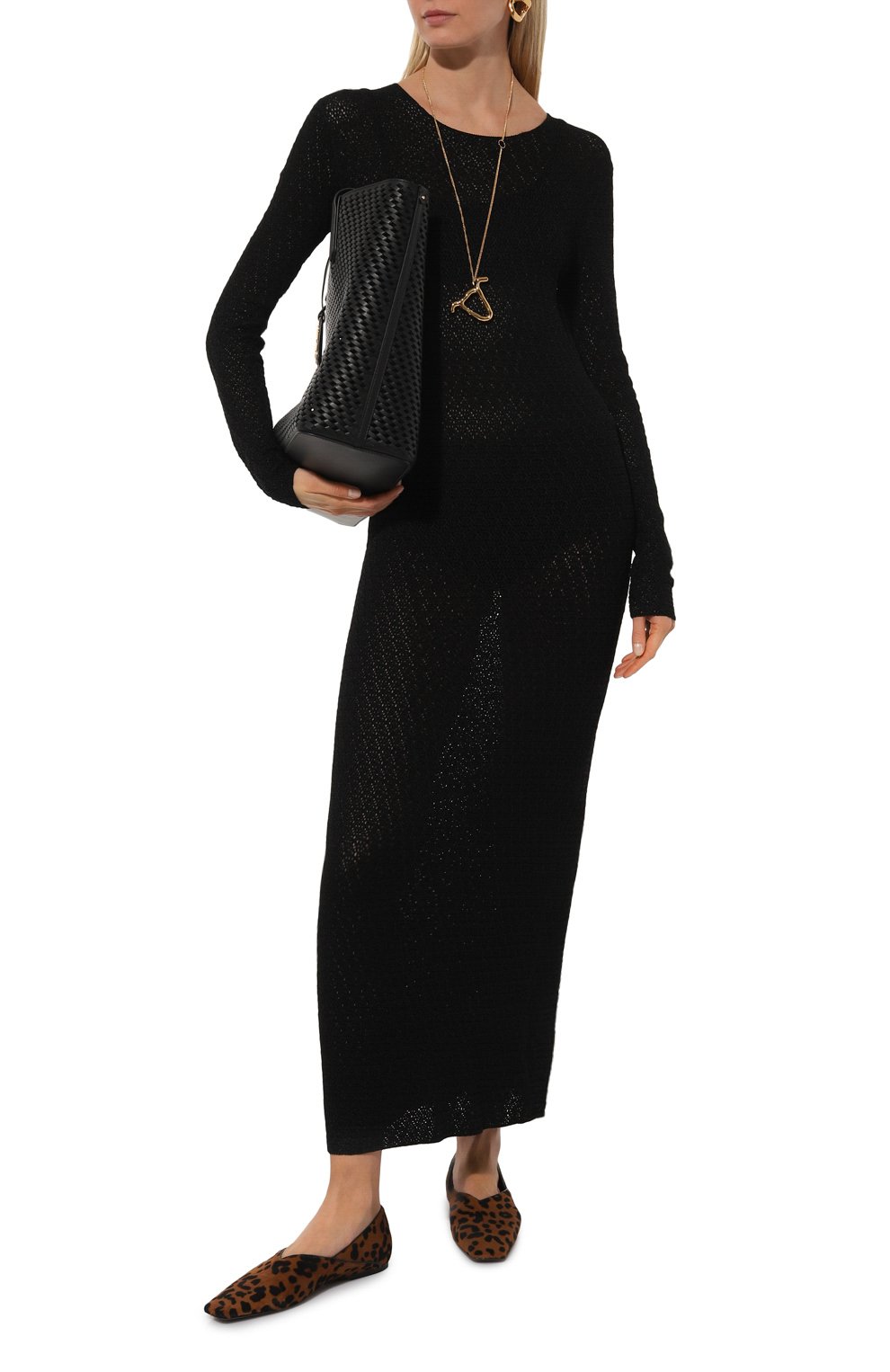 Платье из вискозы TOTEME, арт. 243-WRD0130-YA0040, фото 2