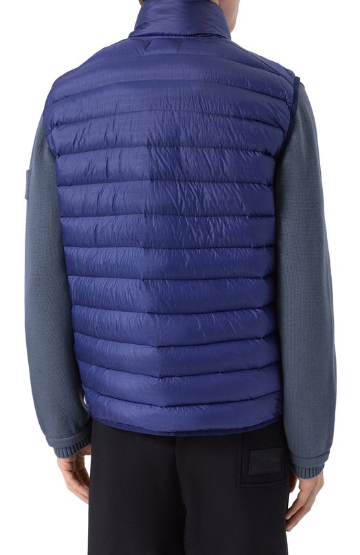 Утепленный жилет Stone Island K1S15G100007S0024 Синий  K1S15G100007S0024 Фото 4