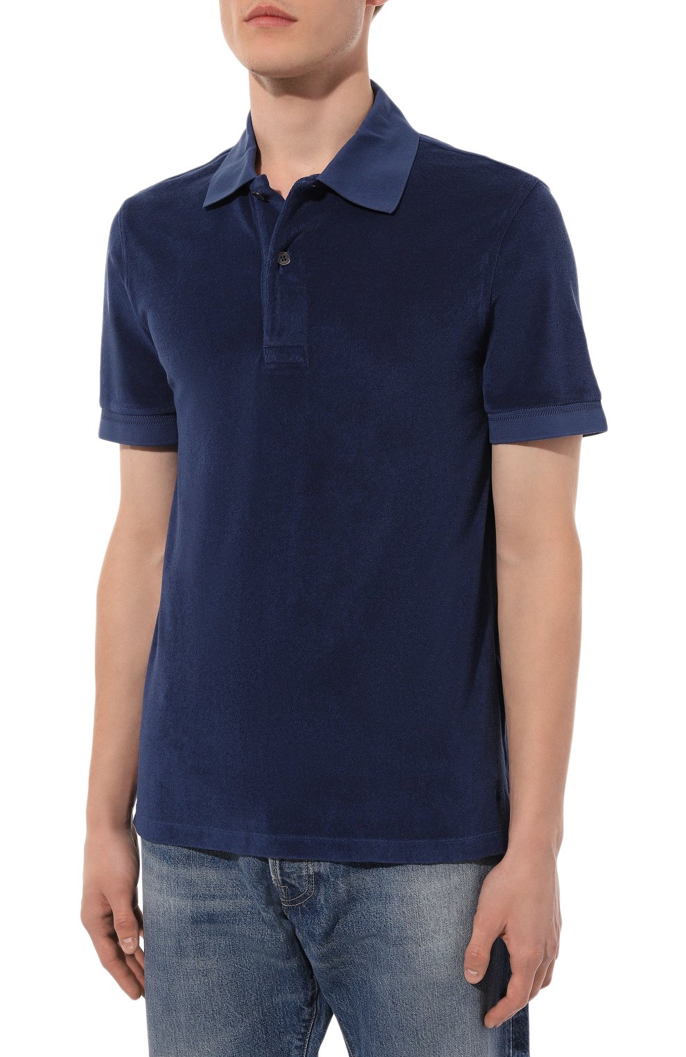 Хлопковое поло TOM FORD, арт. JMC010/JPS003, фото 3