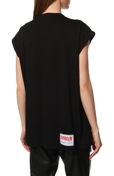 Хлопковая футболка PINKO, арт. 1L109B-Y5SN, фото 4