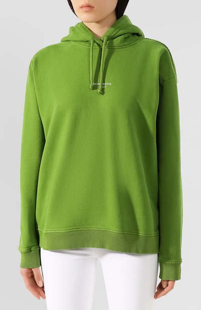 Хлопковое худи ACNE STUDIOS, арт. AI0049/W, фото 3
