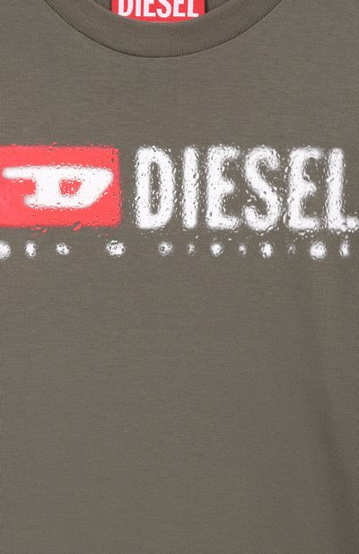 Хлопковая футболка DIESEL, арт. J02475/00YI9, фото 3