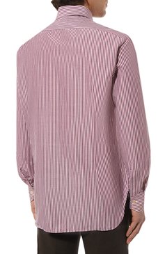 Рубашка из хлопка и льна KITON, арт. UCCH0660936, фото 1