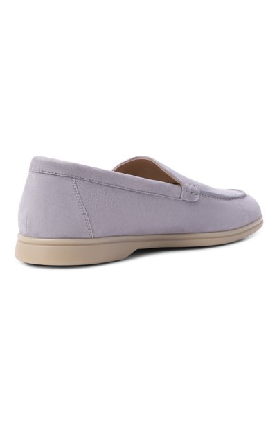 Замшевые лоферы MVST серо-голубого цвета по цене 98000 руб., арт. L0AFER 2/SUEDE, фото 4 Замшевые лоферы MVST, арт. L0AFER 2/SUEDE, фото 4