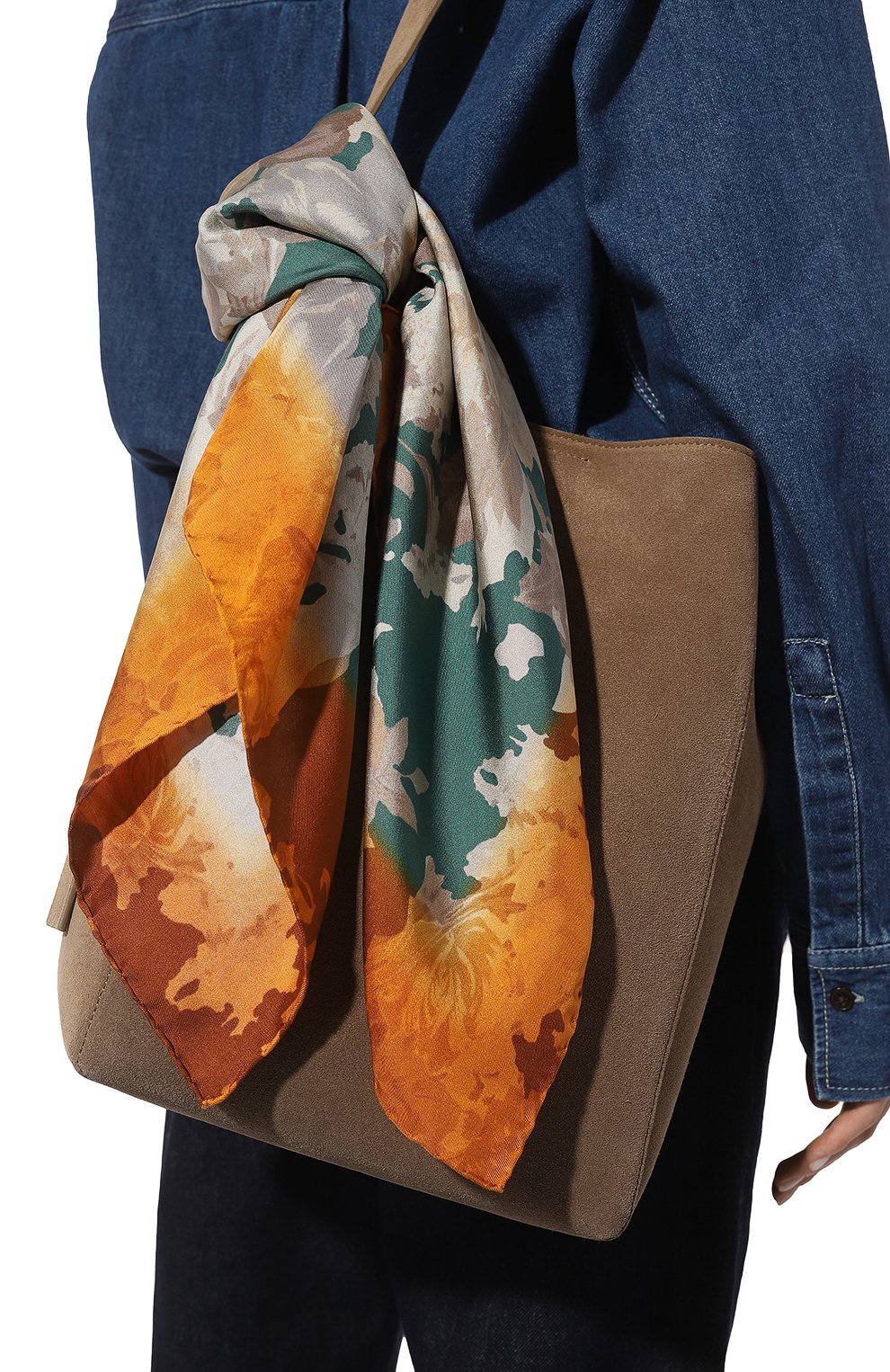 Шелковый платок DRIES VAN NOTEN, арт. 232-011300-7016, фото 3