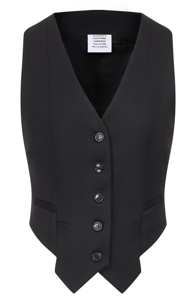 Женский шерстяной жилет VETEMENTS, арт. WE76TV360B/25025 W00L