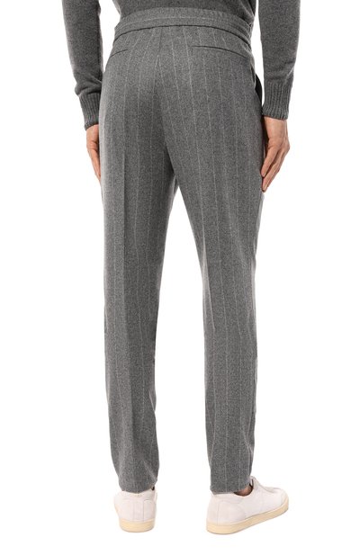 Шерстяные брюки BRUNELLO CUCINELLI, арт. ME259B2205, фото 4