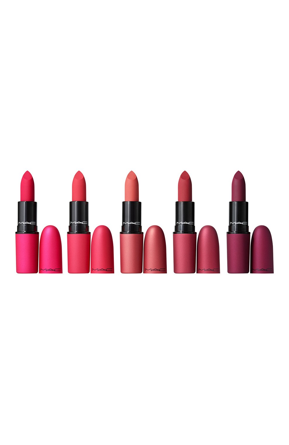 Набор для губ mistletoe matte powder kiss lipstick x 5 MAC, арт. SMWW-Y1, фото 3