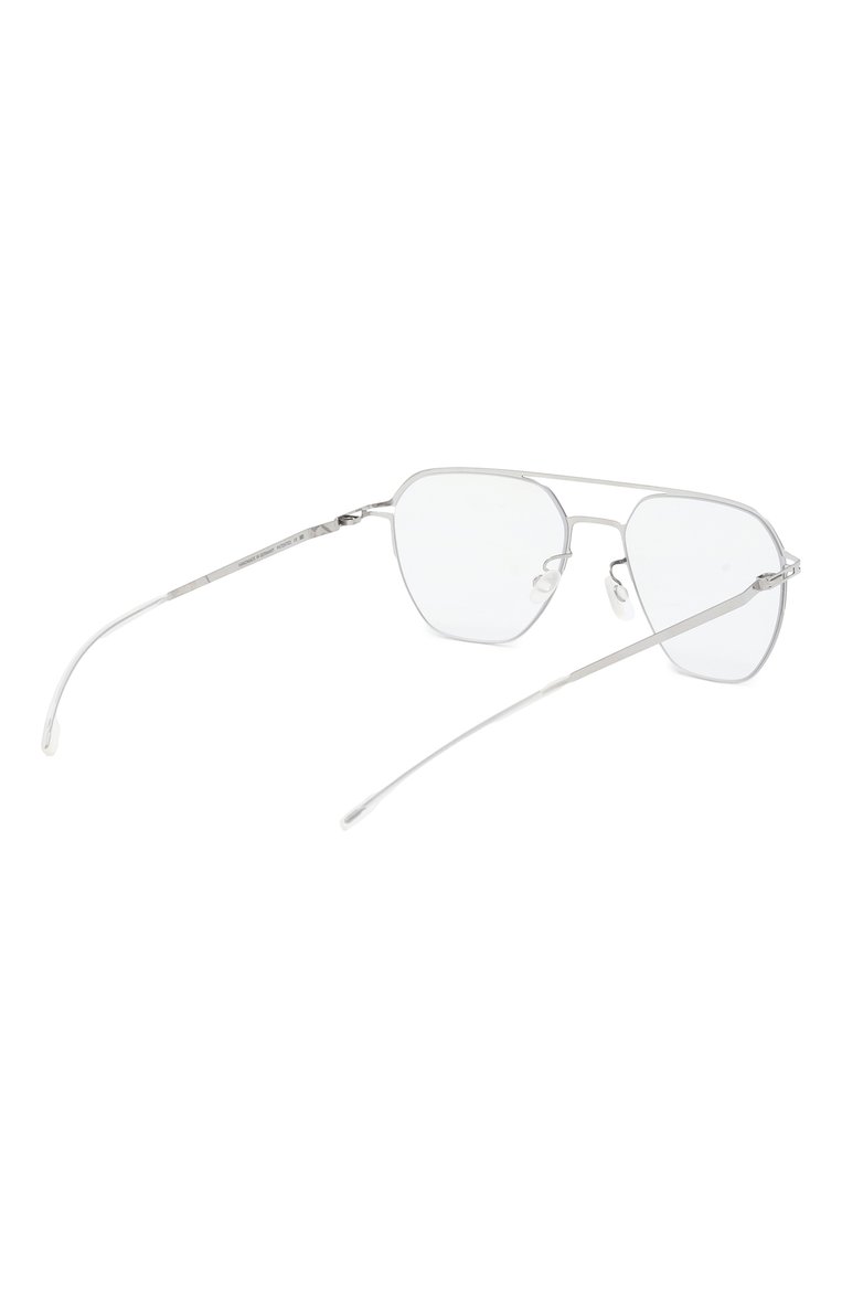 Женские оправа MYKITA серебряного цвета, арт. IMBA/051 | Фото 5 (Региональные ограничения белый список (Axapta Mercury): Не проставлено; Нос: Не проставлено; Тип очков: Оправа; Кросс-КТ: Оправы-унисекс; Материал: Металл; Оптика Гендер: оптика-унисекс)