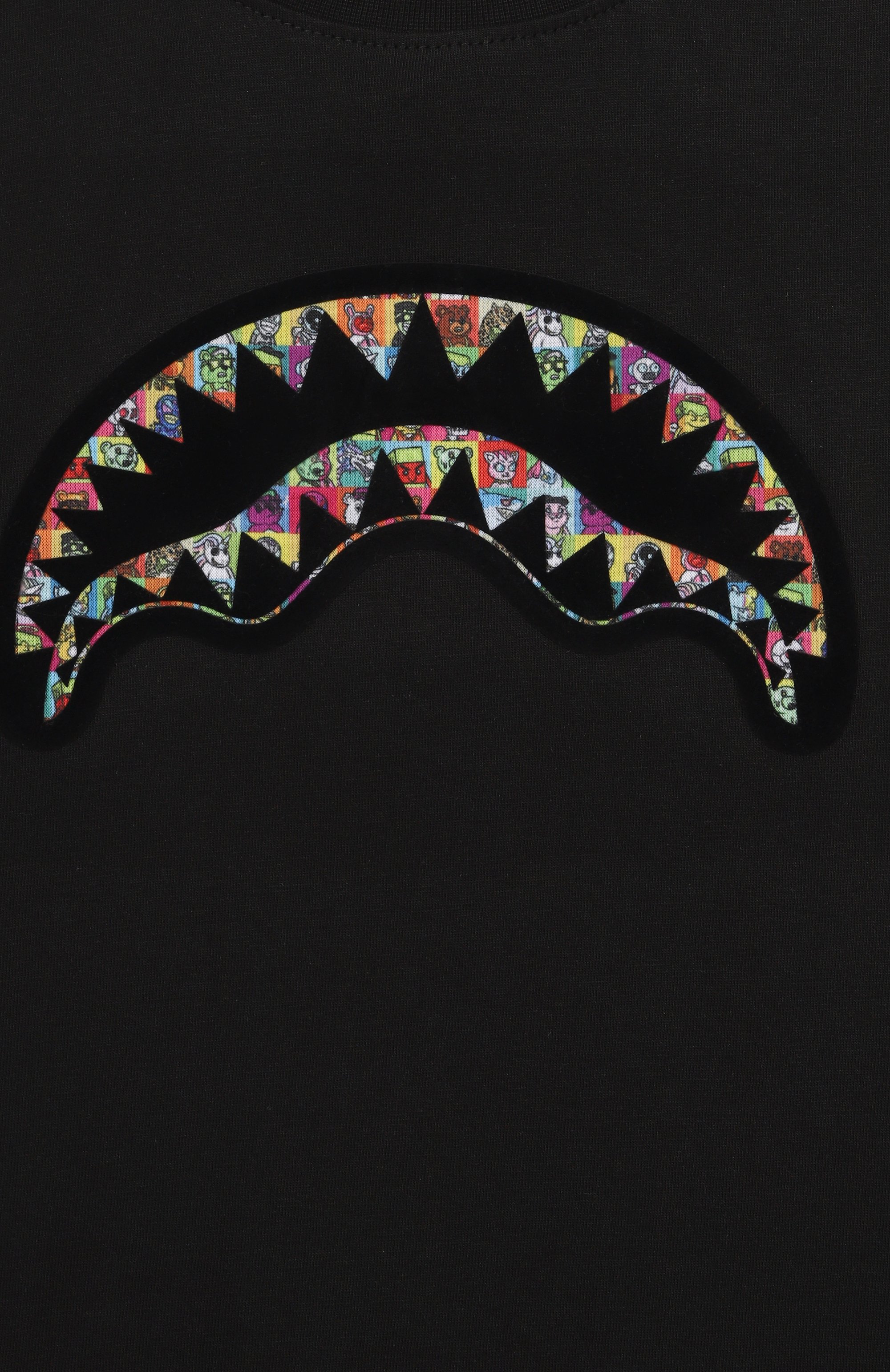 Хлопковая футболка SPRAYGROUND, арт. SPY1328BLK, фото 3