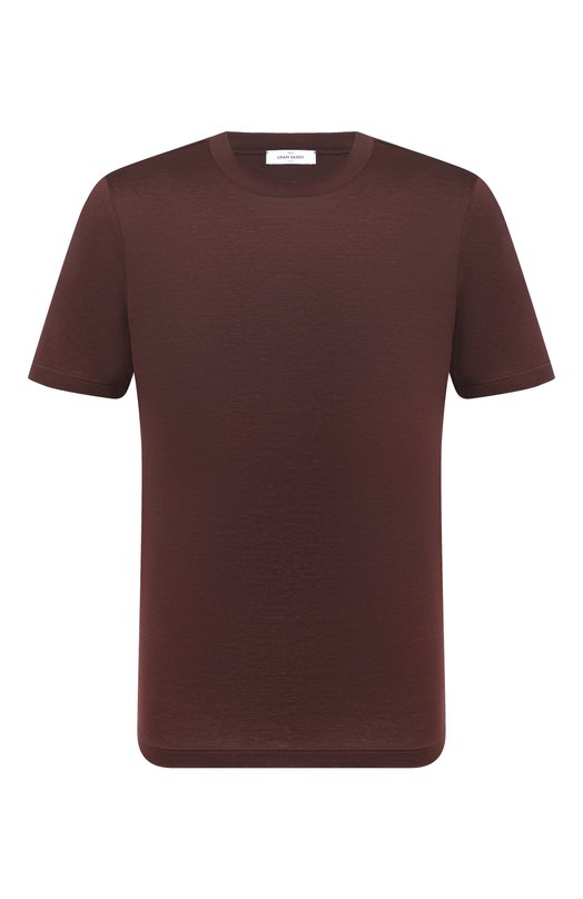 Хлопковая футболка Gran Sasso 60196/74007 Коричневый 60196/74007