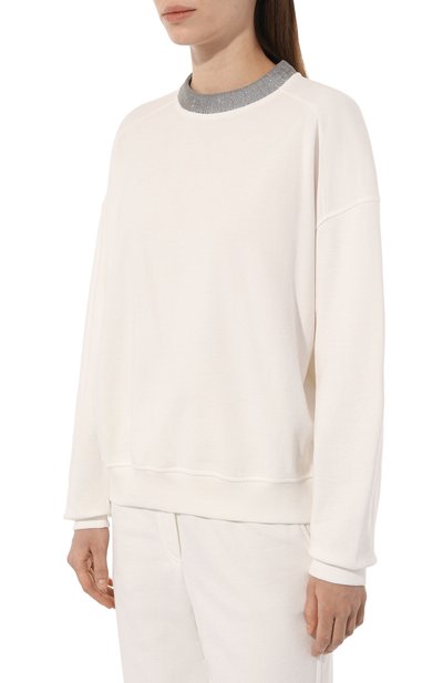 Хлопковый свитшот BRUNELLO CUCINELLI, арт. MN05NHR310, фото 3