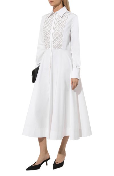 Хлопковое платье VALENTINO, арт. 3B3VA5J05DN, фото 2