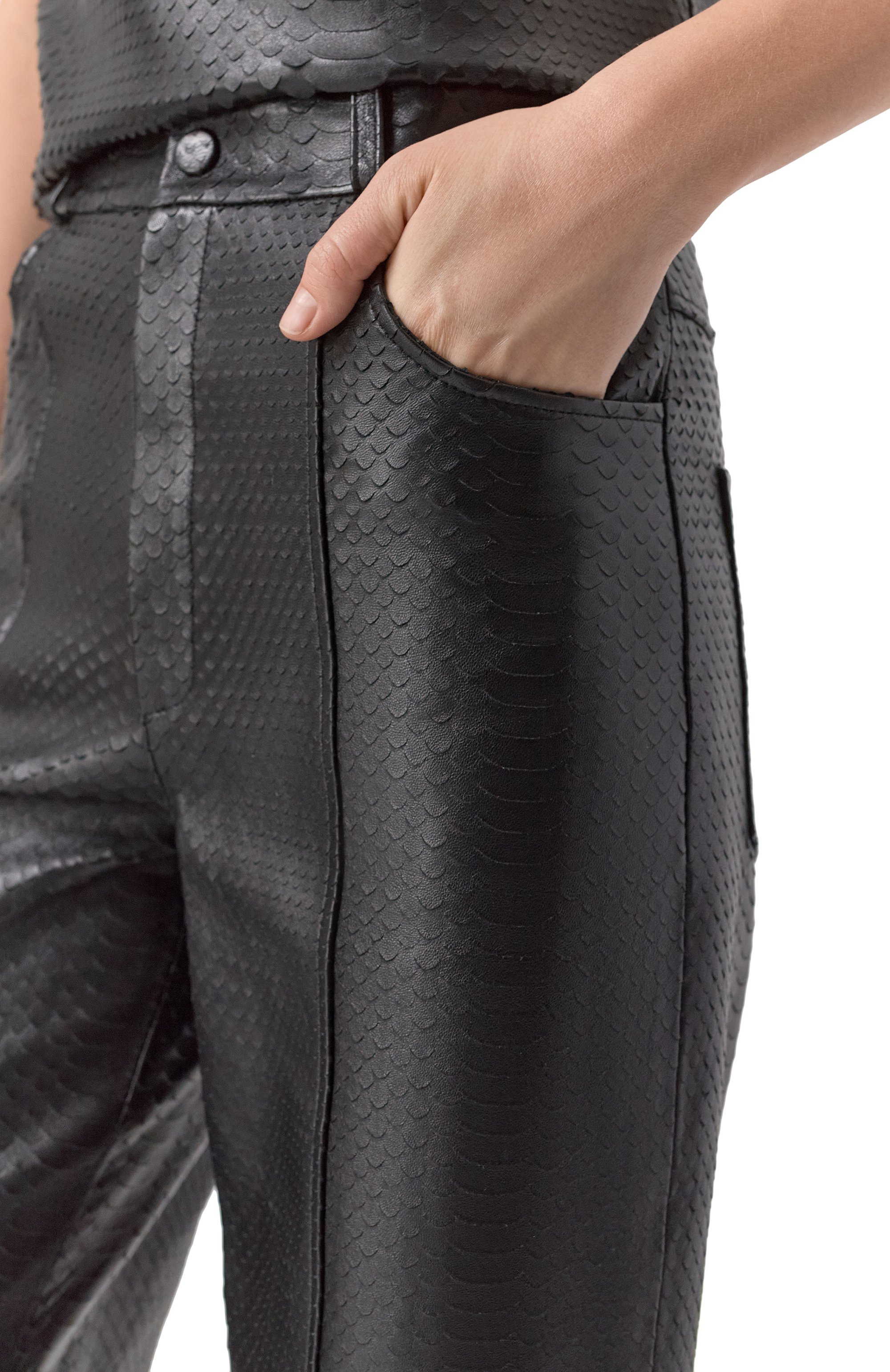 Кожаные брюки ZEYNEP ARCAY, арт. RS25PN01, фото 5