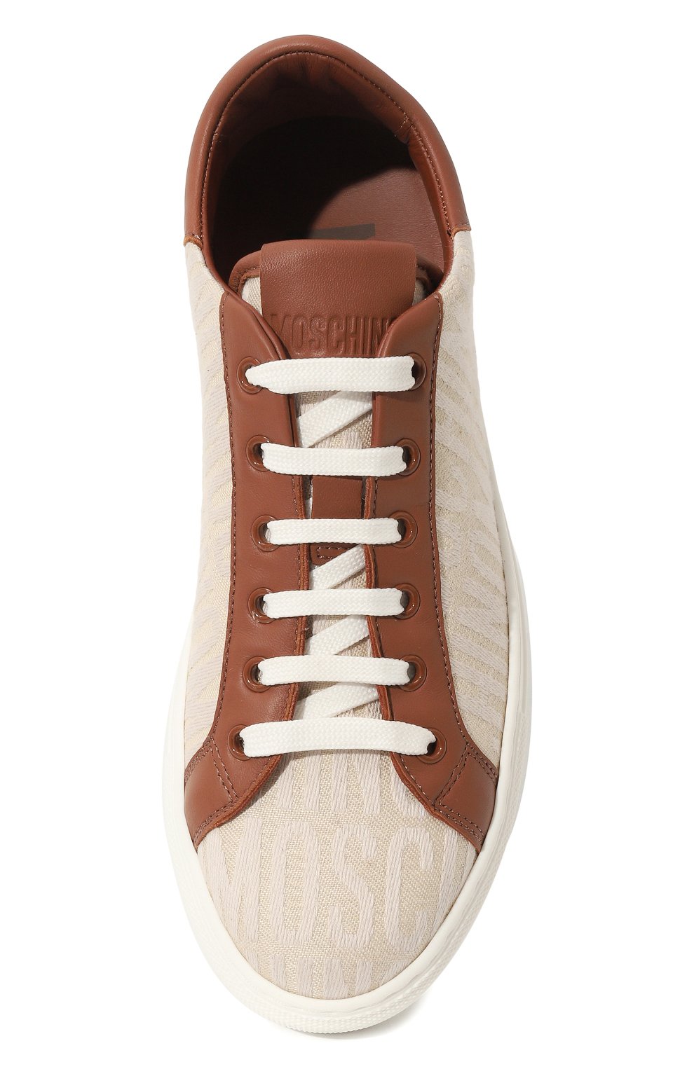 Текстильные кеды MOSCHINO, арт. MN15012G1I/106, фото 6