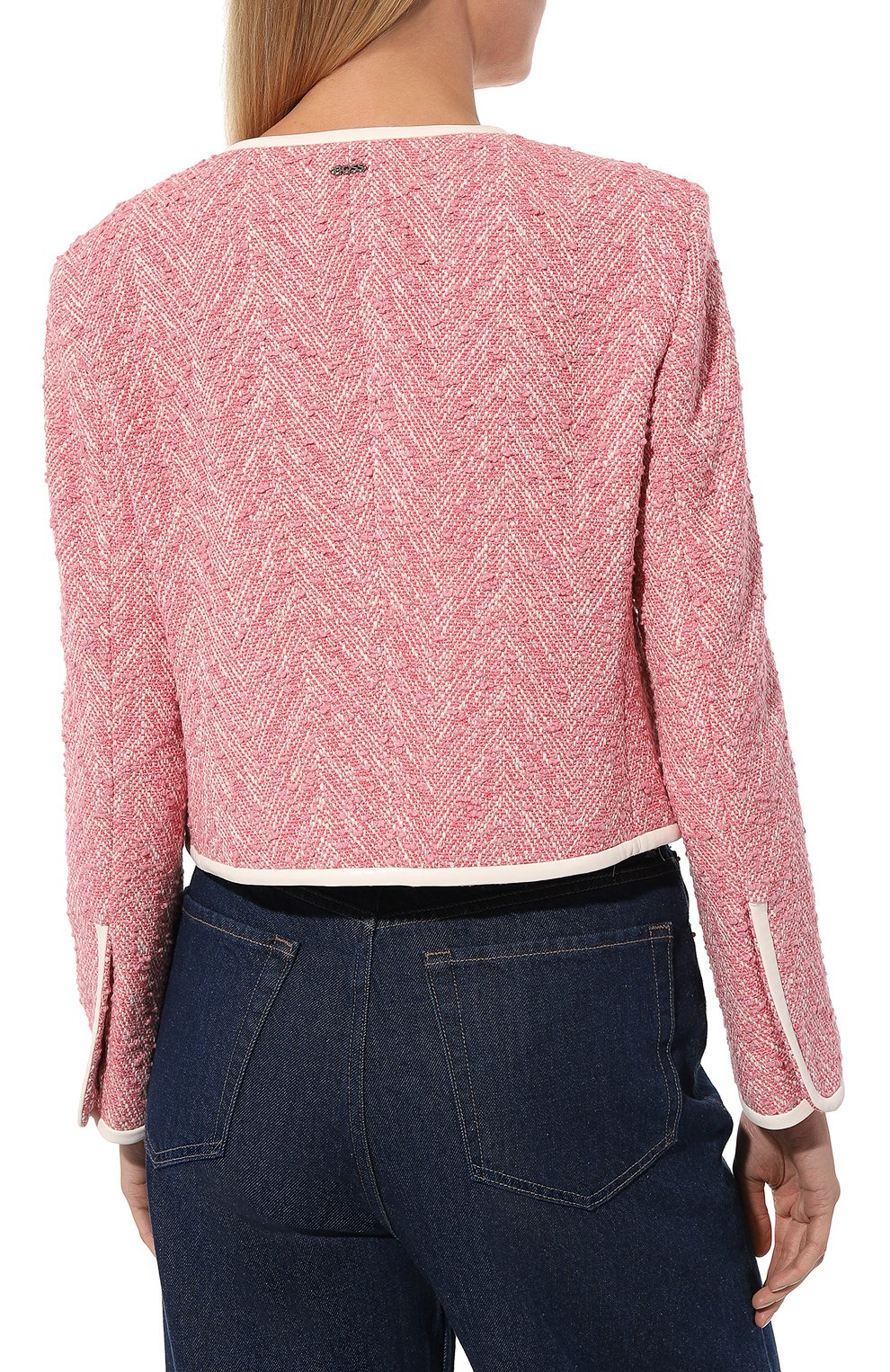 Жакет из хлопка и вискозы BOSS, арт. 50495705, фото 4