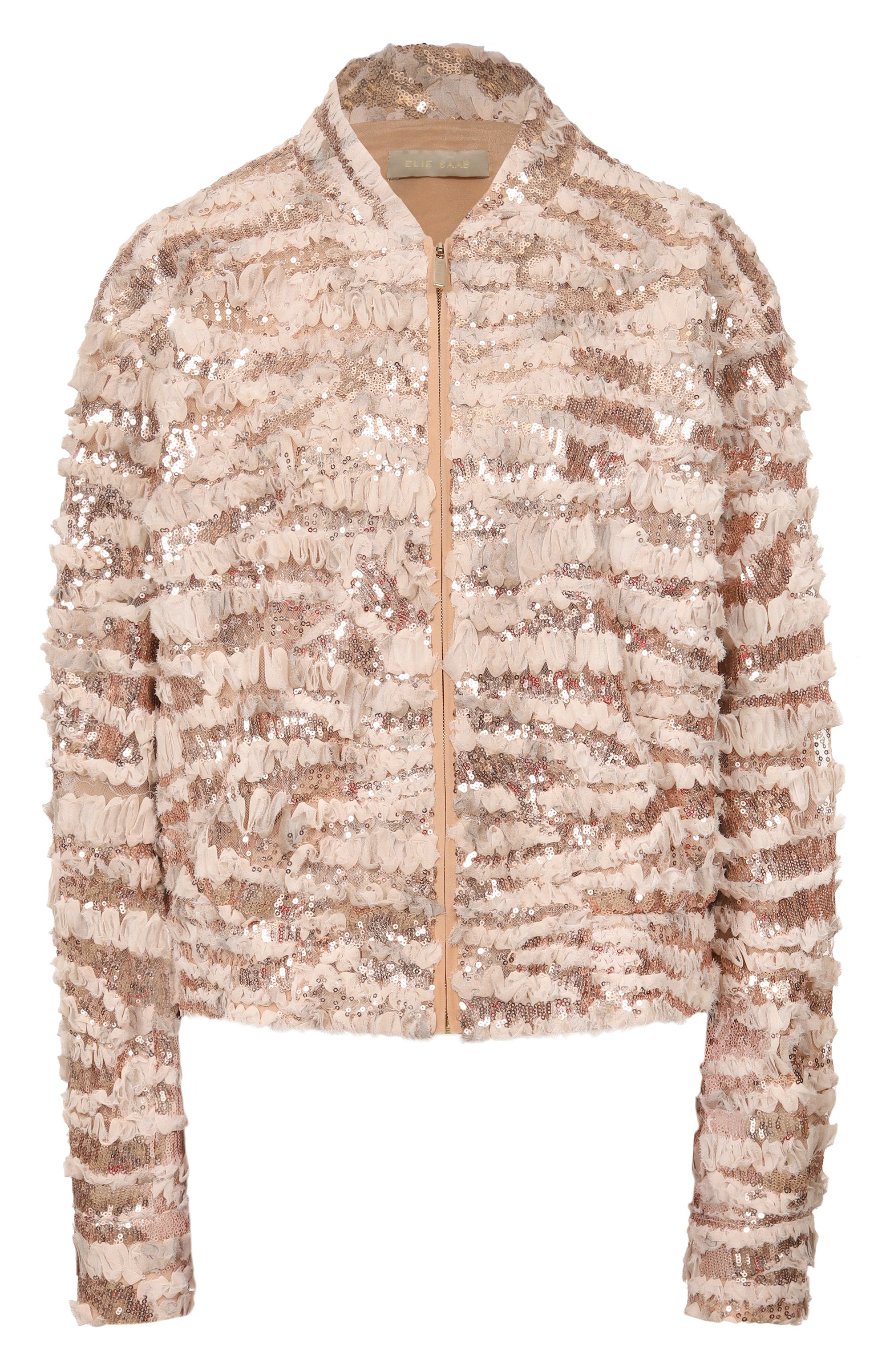 Бомбер с отделкой пайетками ELIE SAAB, арт. J0239/PCH01, фото 1