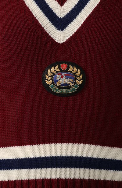Жилет из смеси шерсти и кашемира BURBERRY, арт. 8004792, фото 5