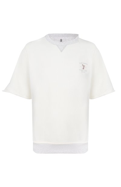 Мужской хлопковый свитшот BRUNELLO CUCINELLI, арт. MM8263391G