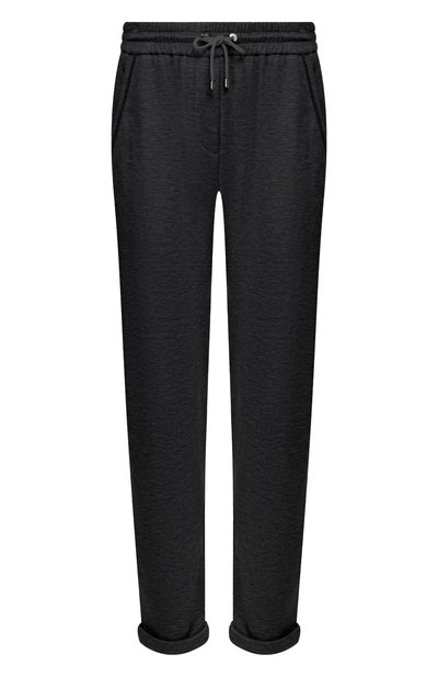 Женские брюки из хлопка и шелка BRUNELLO CUCINELLI, арт. MD828SB899