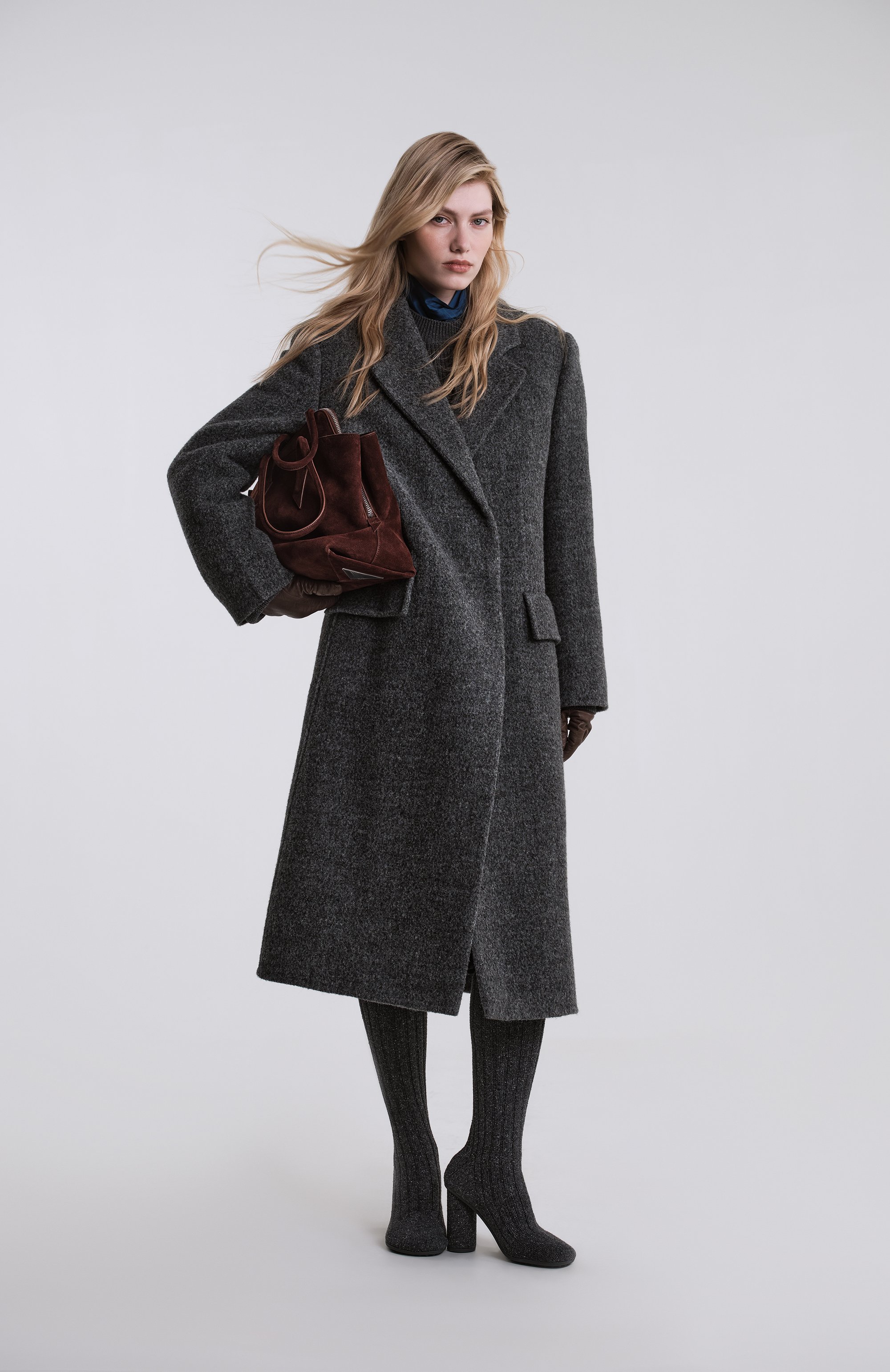 Шерстяное пальто JIL SANDER, арт. J02AA0176-J41387, фото 8