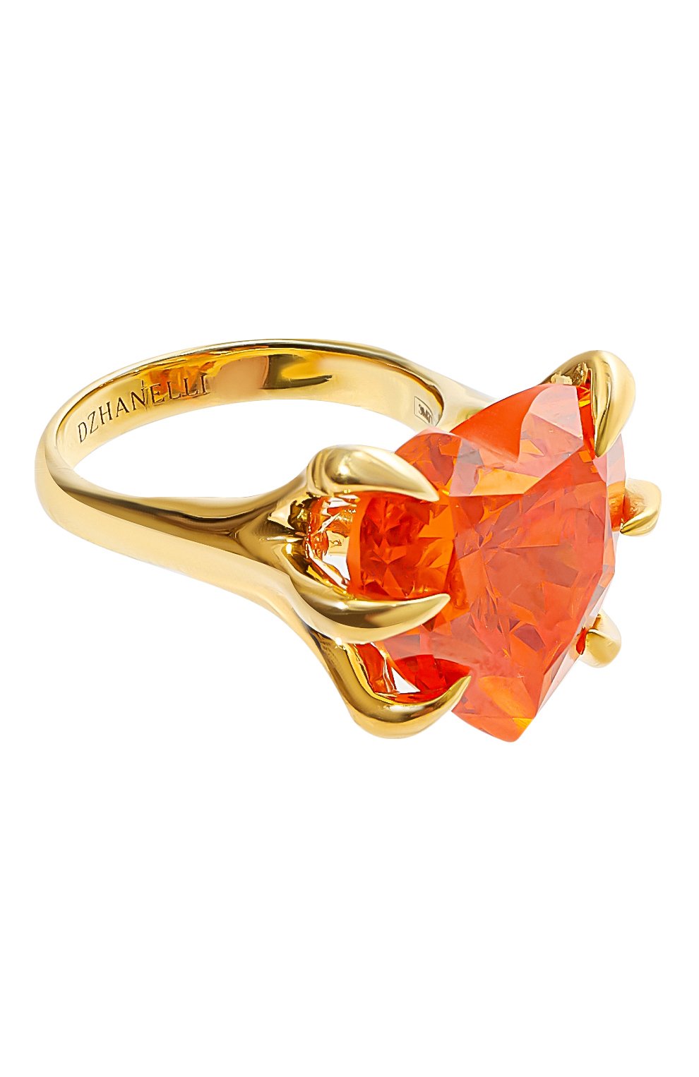 Кольцо сердце в когтях DZHANELLI, арт. 00268, фото 1
