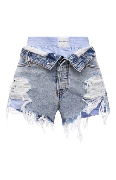 Женские джинсовые шорты ALEXANDER WANG, арт. 4DC2214919