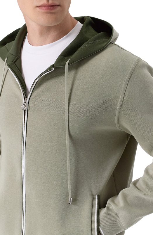 Хлопковый кардиган Stefano Ricci K616447FCR/F26114 Зелёный  K616447FCR/F26114 Фото 5