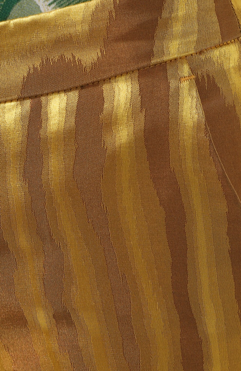 Брюки DRIES VAN NOTEN золотого цвета по цене 91950 руб., арт. 201-10965-9142, фото 5 Брюки DRIES VAN NOTEN, арт. 201-10965-9142, фото 5